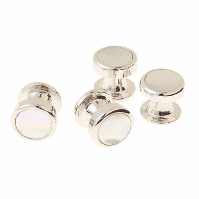 BARNEYS NEW YORK スタッズボタン WHITE