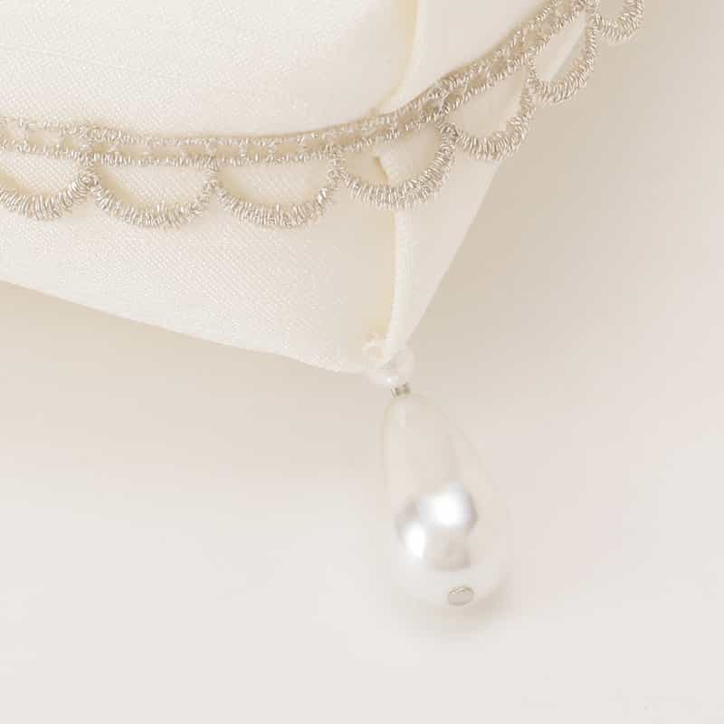 BARNEYS NEW YORK リングピロー　“チュールレース（パール）" NONE