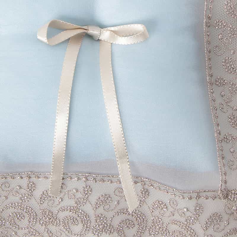 BARNEYS NEW YORK リングピロー“LACE" BLUE