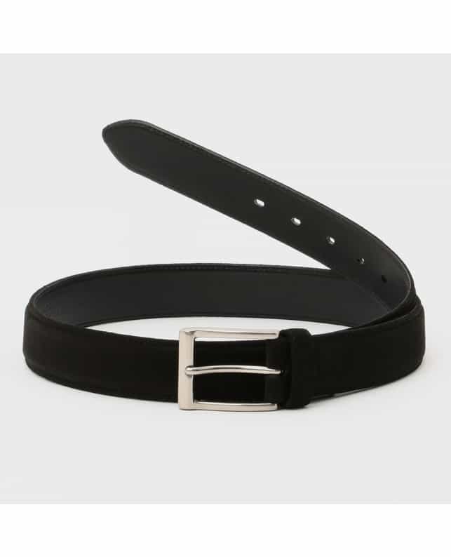 BARNEYS NEW YORK スエードベルト BLACK