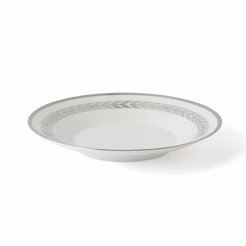 BARNEYS NEW YORK ノリタケ×バーニーズ ニューヨーク ディーププレート “プラチナフェザー" WHITE