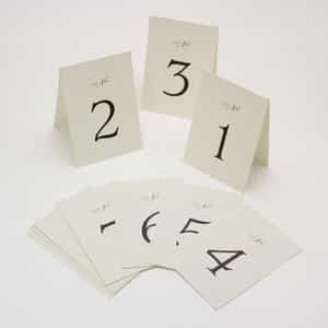 テーブルカード　“1-10"