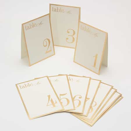 テーブルカード　“1-10"