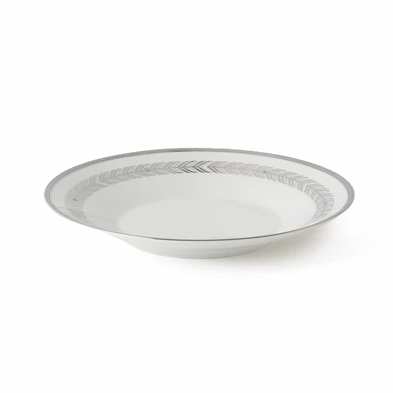 Noritake ノリタケ×バーニーズ ニューヨーク ディーププレート “プラチナフェザー" WHITE