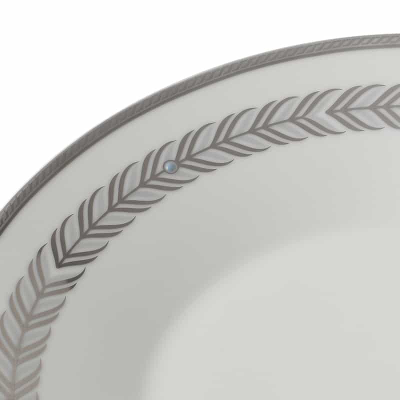 Noritake ノリタケ×バーニーズ ニューヨーク ディーププレート “プラチナフェザー" WHITE