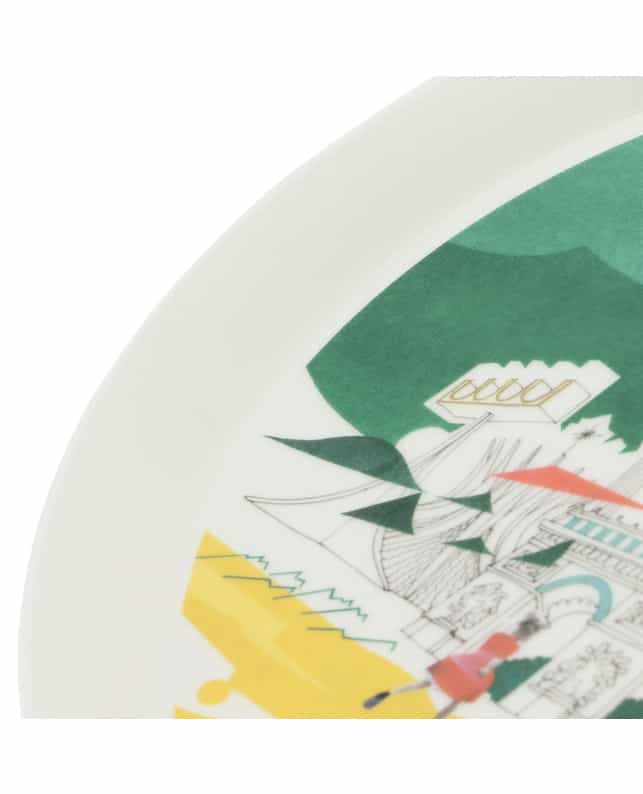 BARNEYS NEW YORK プレート “walk in the city" GREEN