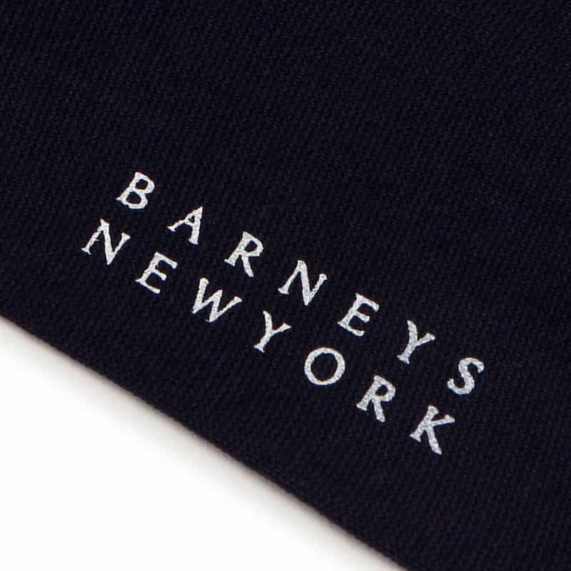 BARNEYS NEW YORK ドレスソックス NAVY