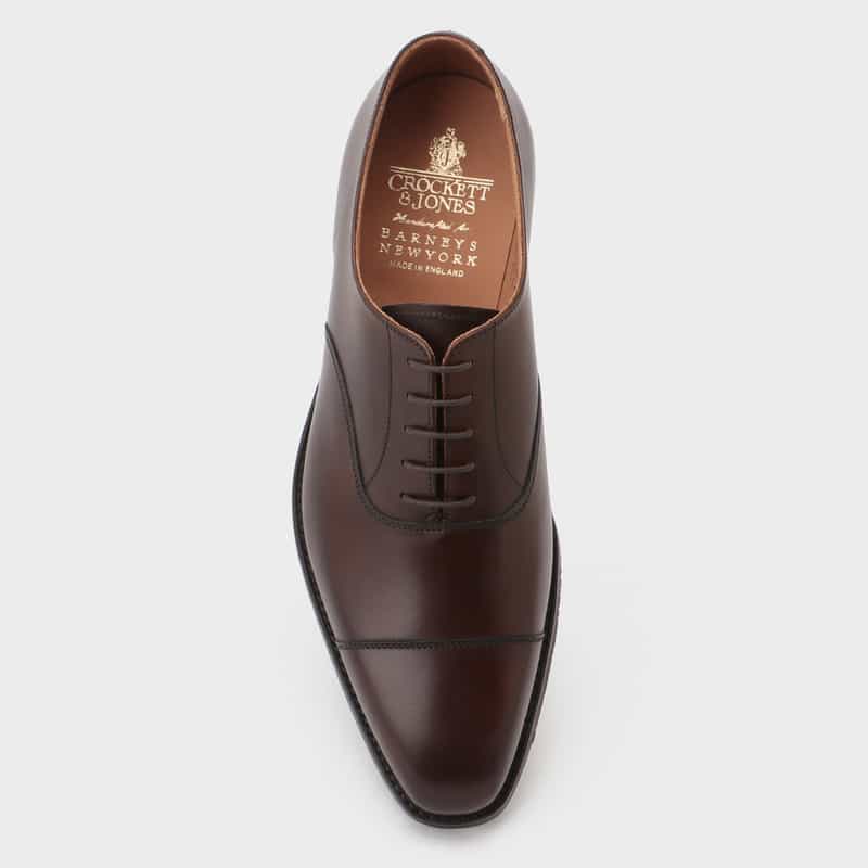 CROCKETT&JONES CROCKETT&JONES<クロケット&ジョーンズ>キャップトゥシューズ “HALLAM 348E" DARK BROWN