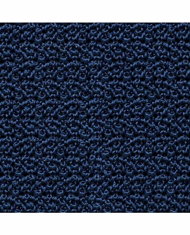 BARNEYS NEW YORK シルクニットタイ BLUE