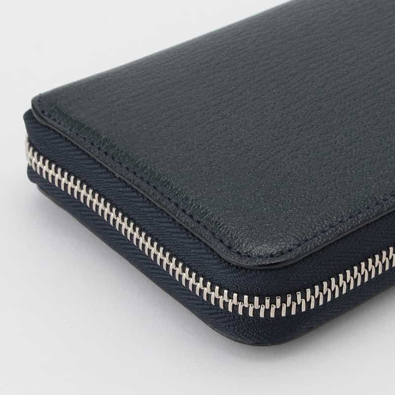 L’ARCOBALENO L'ARCOBALENO＜ラルコバレーノ＞ラウンドジップ ロングウォレット NAVY