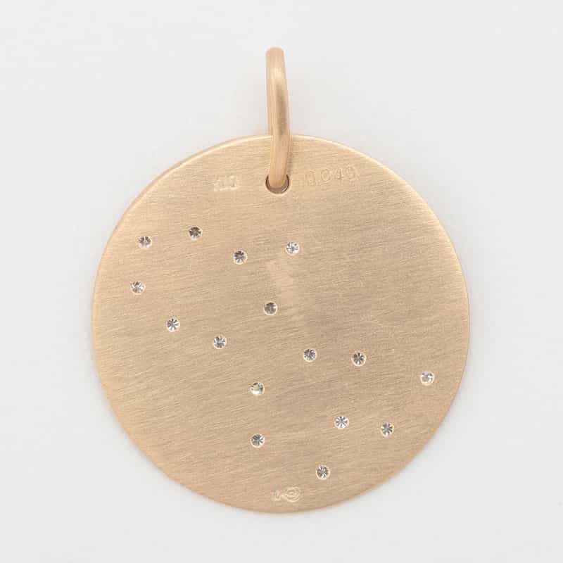 TALKATIVE 【オーダー品】ペンダントトップ　“おとめ座" （ダイヤモンド） NONE