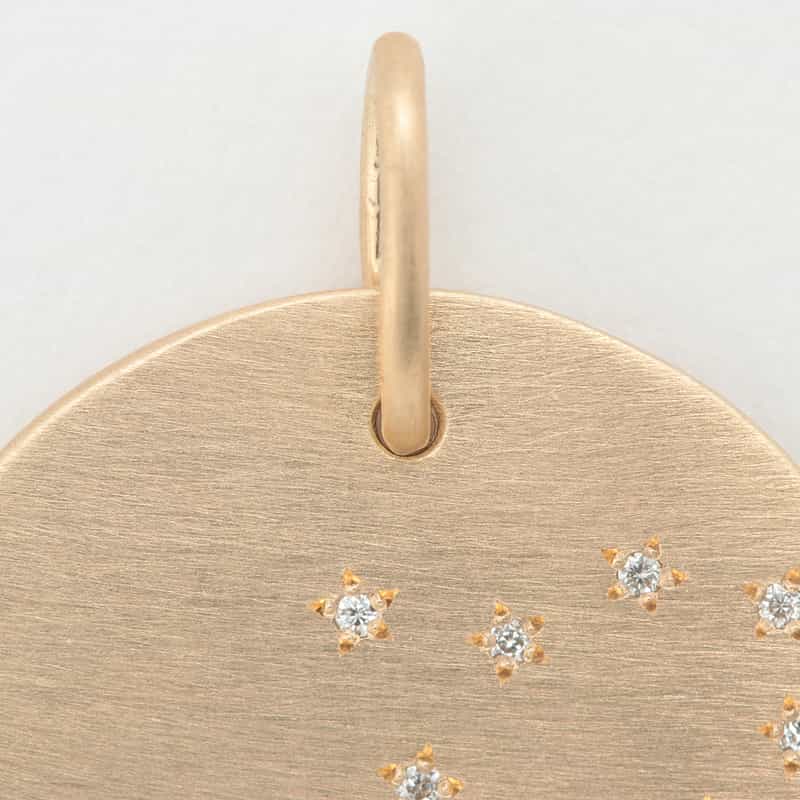 TALKATIVE 【オーダー品】ペンダントトップ　“おとめ座" （ダイヤモンド） NONE