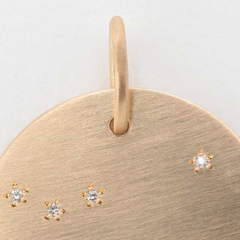 TALKATIVE 【オーダー品】ペンダントトップ　“てんびん座" （ダイヤモンド） NONE