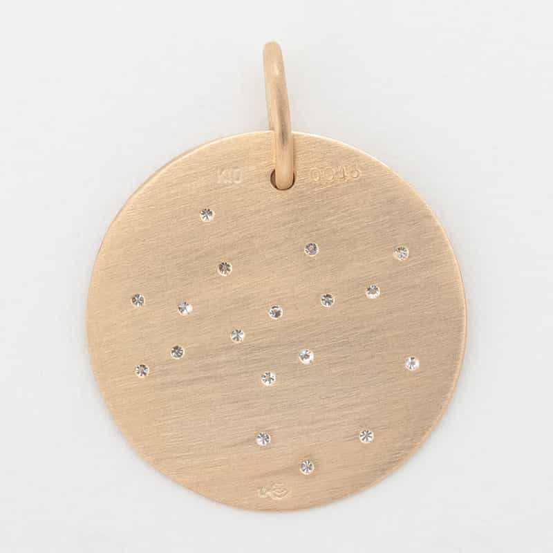 TALKATIVE 【オーダー品】ペンダントトップ　“いて座" （ダイヤモンド） NONE