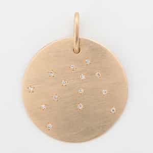 【オーダー品】ペンダントトップ “みずがめ座" (ダイヤモンド)