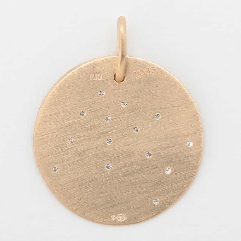 TALKATIVE 【オーダー品】ペンダントトップ　“みずがめ座" （ダイヤモンド） NONE