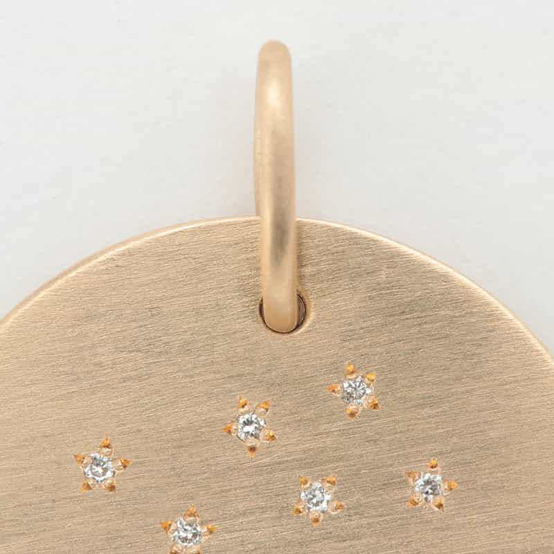 TALKATIVE 【オーダー品】ペンダントトップ　“みずがめ座" （ダイヤモンド） NONE