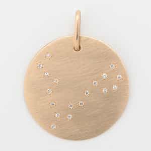 【オーダー品】ペンダントトップ “うお座" (ダイヤモンド)