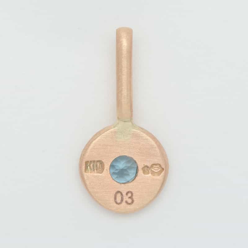 TALKATIVE 【オーダー品】ミニペンダントトップ（3月／アクアマリン） NONE