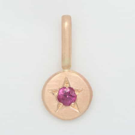 【オーダー品】ミニペンダントトップ（7月／ルビー）