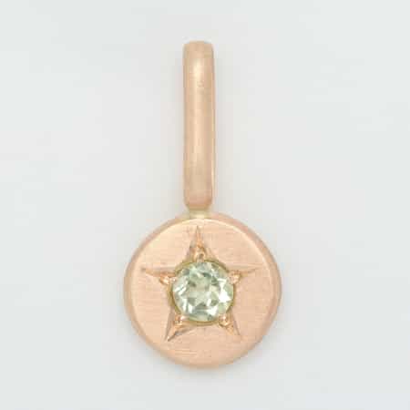 【オーダー品】ミニペンダントトップ（8月／ペリドット）