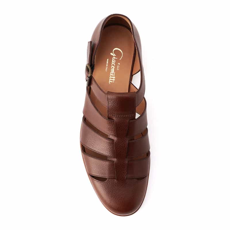 F.LLI GIACOMETTI F.LLI GIACOMETTI<フラテッリ ジャコメッティ>グルカサンダル BROWN