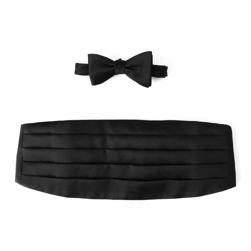 BARNEYS NEW YORK カマーバンドセット BLACK