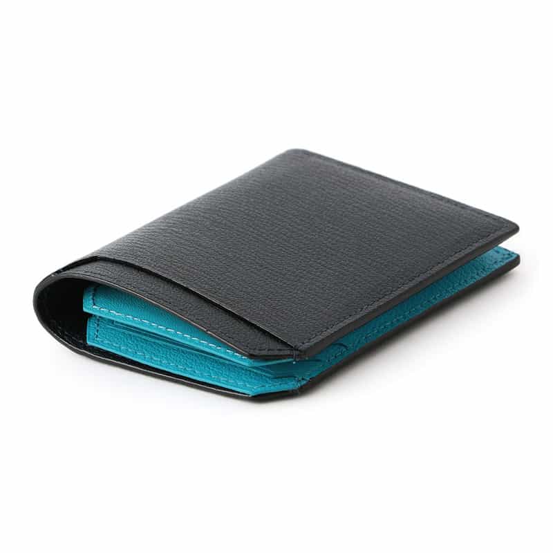 L’ARCOBALENO L'ARCOBALENO＜ラルコバレーノ＞バーニーズ　ニューヨーク限定二つ折りスモールウォレット NAVY