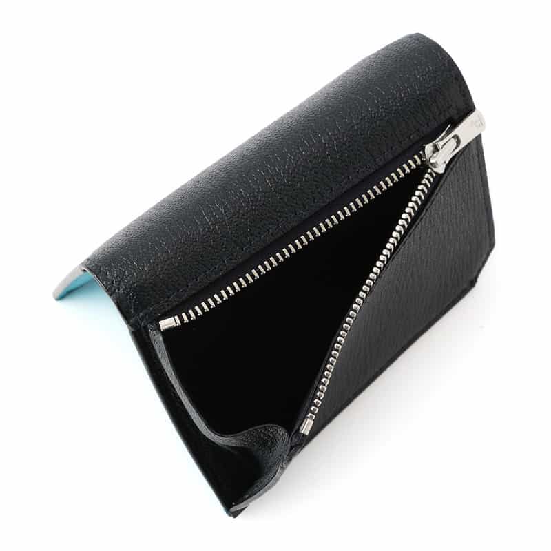 L’ARCOBALENO L'ARCOBALENO＜ラルコバレーノ＞バーニーズ　ニューヨーク限定二つ折りスモールウォレット NAVY