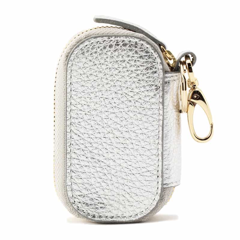 BARNEYS NEW YORK レザーキーケース SILVER