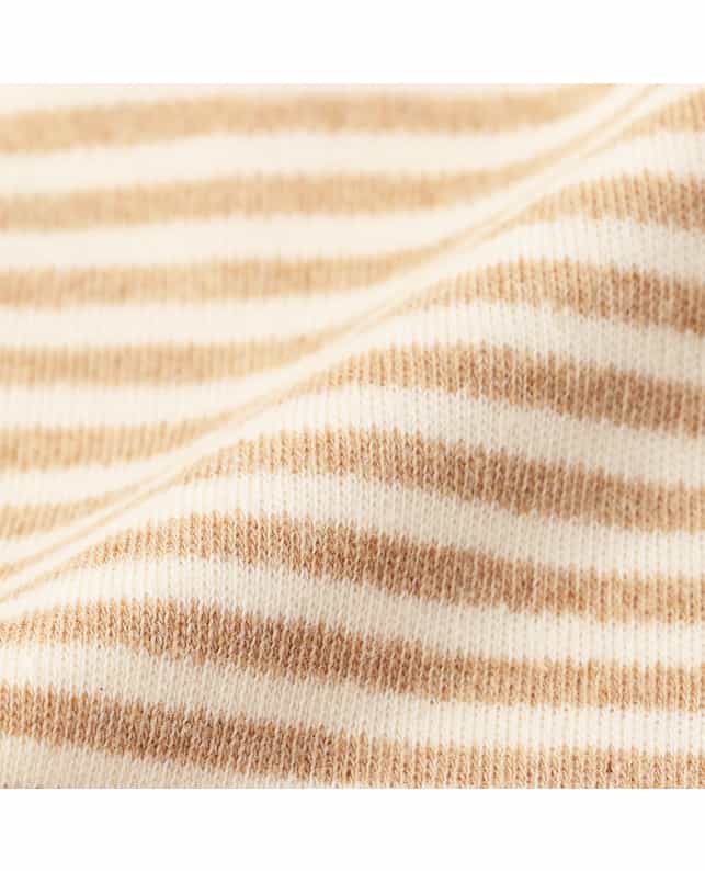 BARNEYS NEW YORK ライオンボーダー柄オーガニックコットン新生児用スタイ IVORY