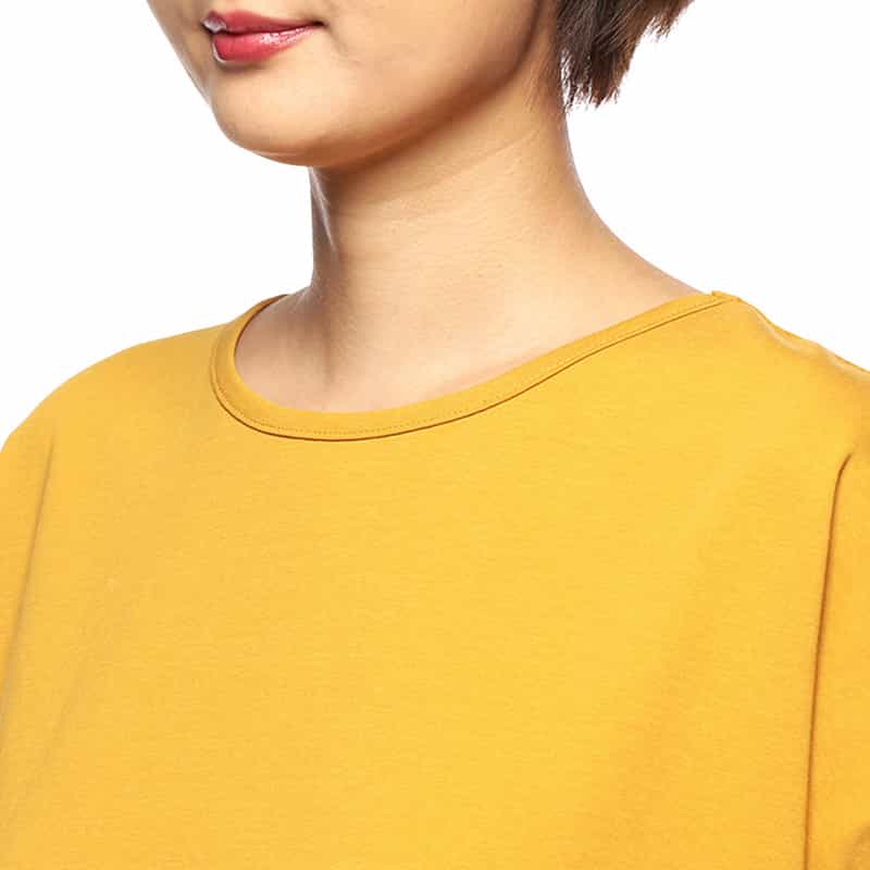 BARNEYS NEW YORK コンビネーションロングテールカットソー YELLOW