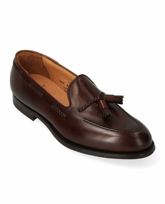 CROCKETT＆JONES 限定タッセルローファー “LANGHAM3 TASSEL 375E" DARK BROWN