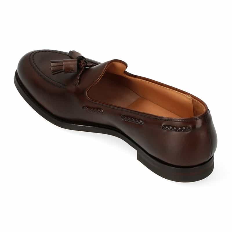CROCKETT&JONES CROCKETT&JONES<クロケット&ジョーンズ>バーニーズ ニューヨーク限定タッセルローファー “LANGHAM3 TASSEL 375E" DARK BROWN