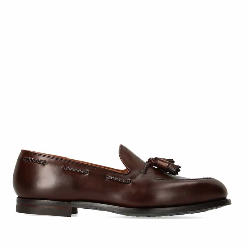 CROCKETT&JONES CROCKETT&JONES<クロケット&ジョーンズ>バーニーズ ニューヨーク限定タッセルローファー “LANGHAM3 TASSEL 375E" DARK BROWN