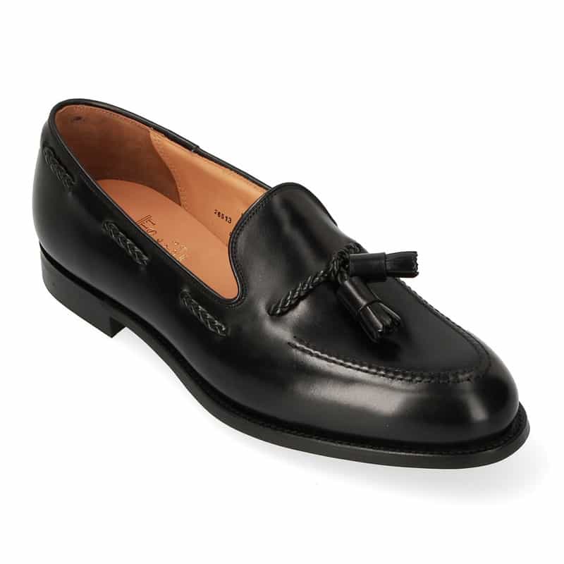 CROCKETT&JONES CROCKETT&JONES<クロケット&ジョーンズ>バーニーズ ニューヨーク限定タッセルローファー “LANGHAM3 TASSEL 375E" BLACK