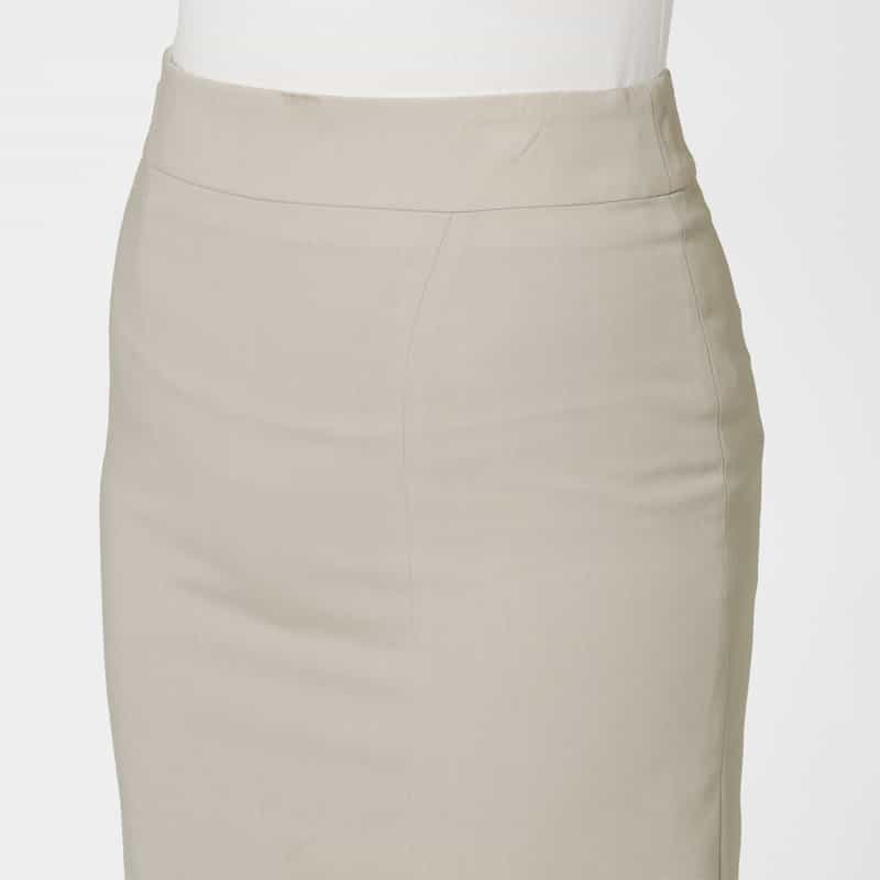 BARNEYS NEW YORK ポーラー素材タイトスカート GRAY BEIGE