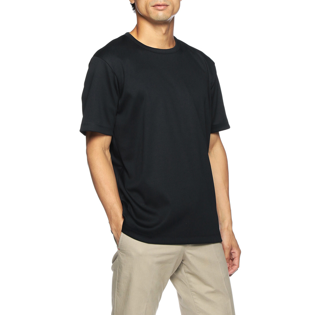 ハーフスリーブカットソー（アルビニ社製コットン使用）