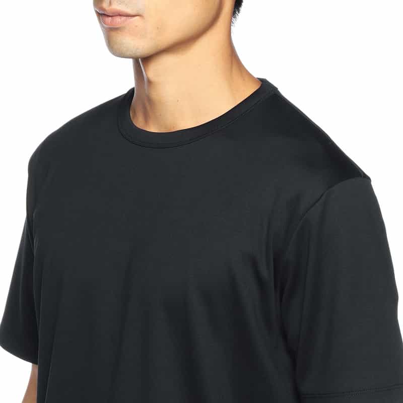 BARNEYS NEW YORK ハーフスリーブカットソー（アルビニ社製コットン使用） NAVY