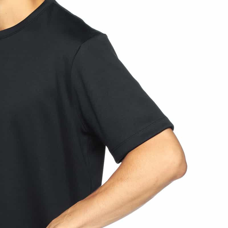 BARNEYS NEW YORK ハーフスリーブカットソー（アルビニ社製コットン使用） NAVY