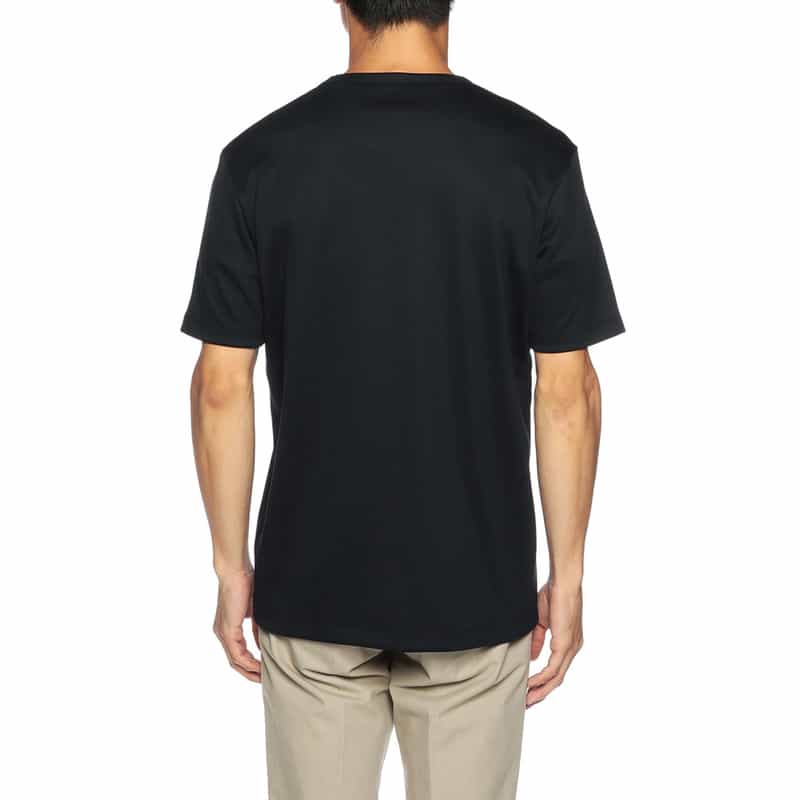 BARNEYS NEW YORK ハーフスリーブカットソー（アルビニ社製コットン使用） NAVY