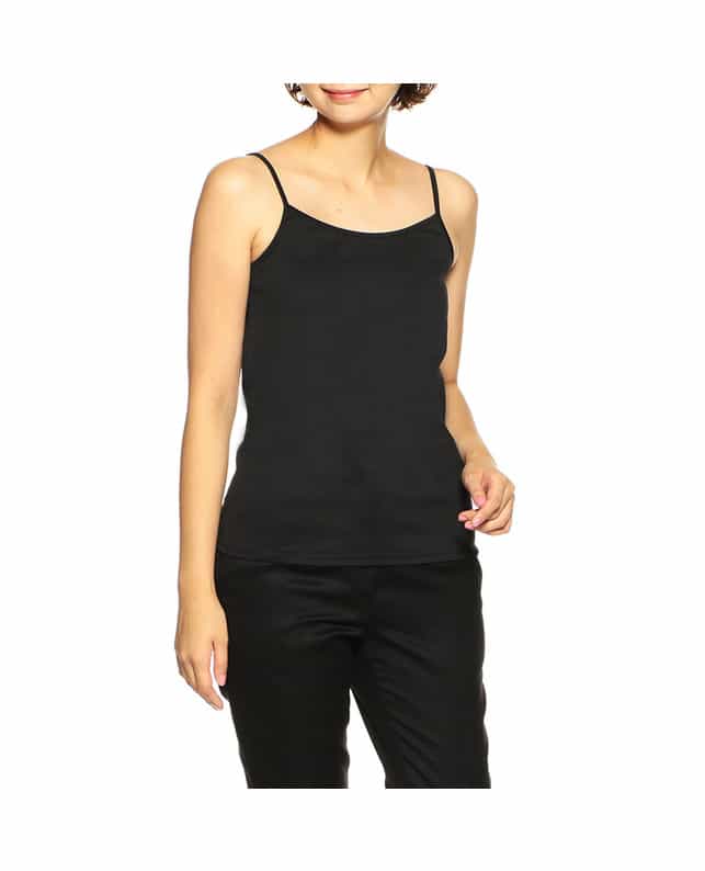 BARNEYS NEW YORK コットンキャミソール BLACK