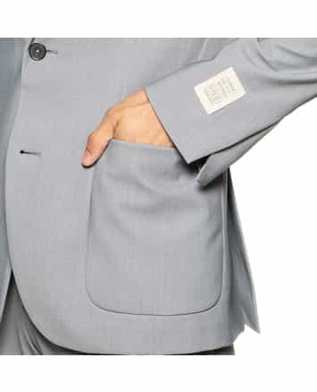 【美品】TRAIANO トライアーノ セットアップ グレー イタリア製 48 セットアップ2Bジャケット（2115050）｜MEN'S（MEN'S）｜公式