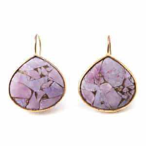 ペアシェイプピアス／L (スモーキークォーツ) ※eclat×La Soeur