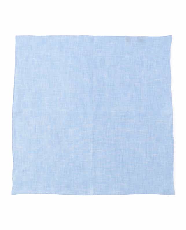 BARNEYS NEW YORK ポケットチーフ LIGHT BLUE
