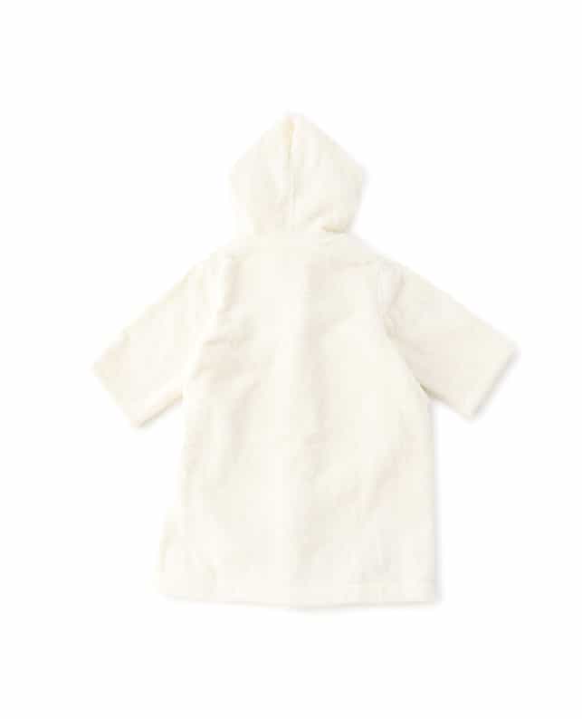 BARNEYS NEW YORK ライオン刺繍オーガニックコットンキッズバスローブ BEIGE