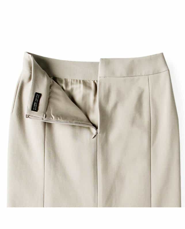 BARNEYS NEW YORK セットアップポンチタイトスカート GRAY BEIGE