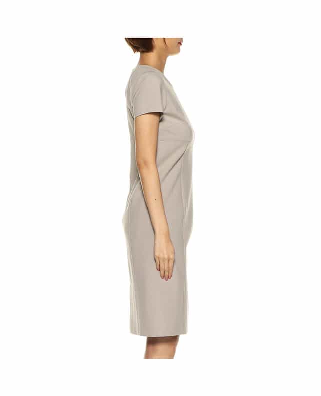 BARNEYS NEW YORK セットアップポンチタイトドレス GRAY BEIGE