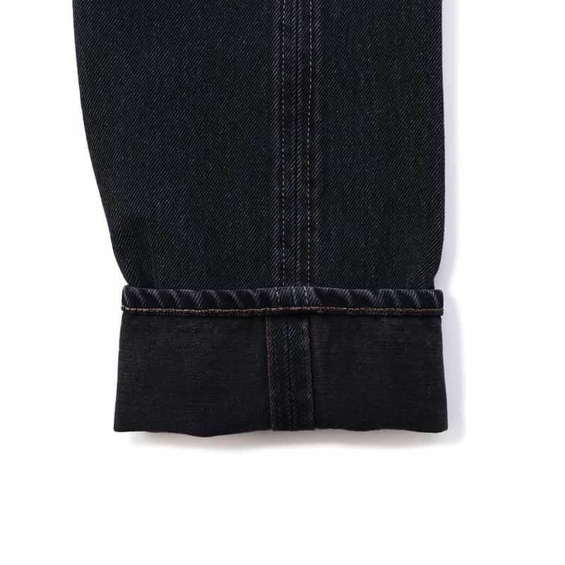 PASCAL MARIE DESMARAIS リバーシブルデニムパンツ BLACK