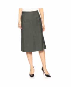 セットアップチェック柄Aラインスカート